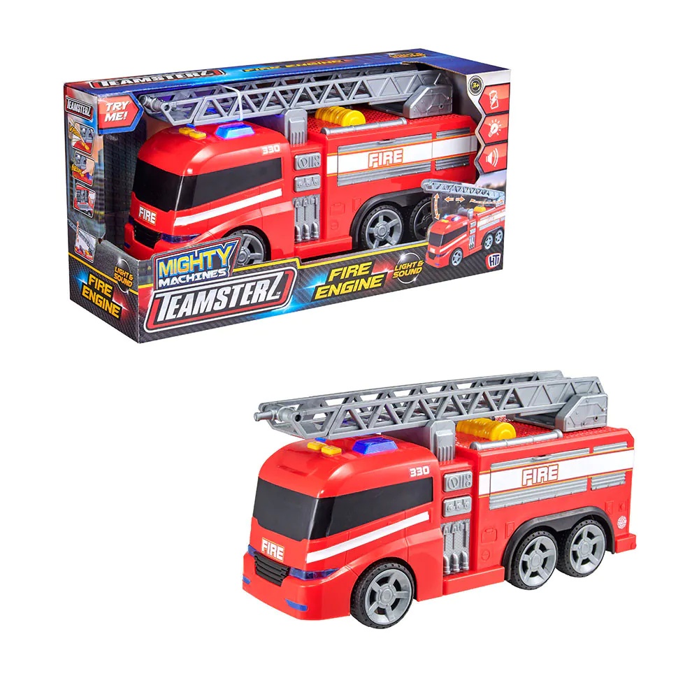 Camion de pompieri cu sunete si lumini HTI Teamsterz L 42 cm - poza 2