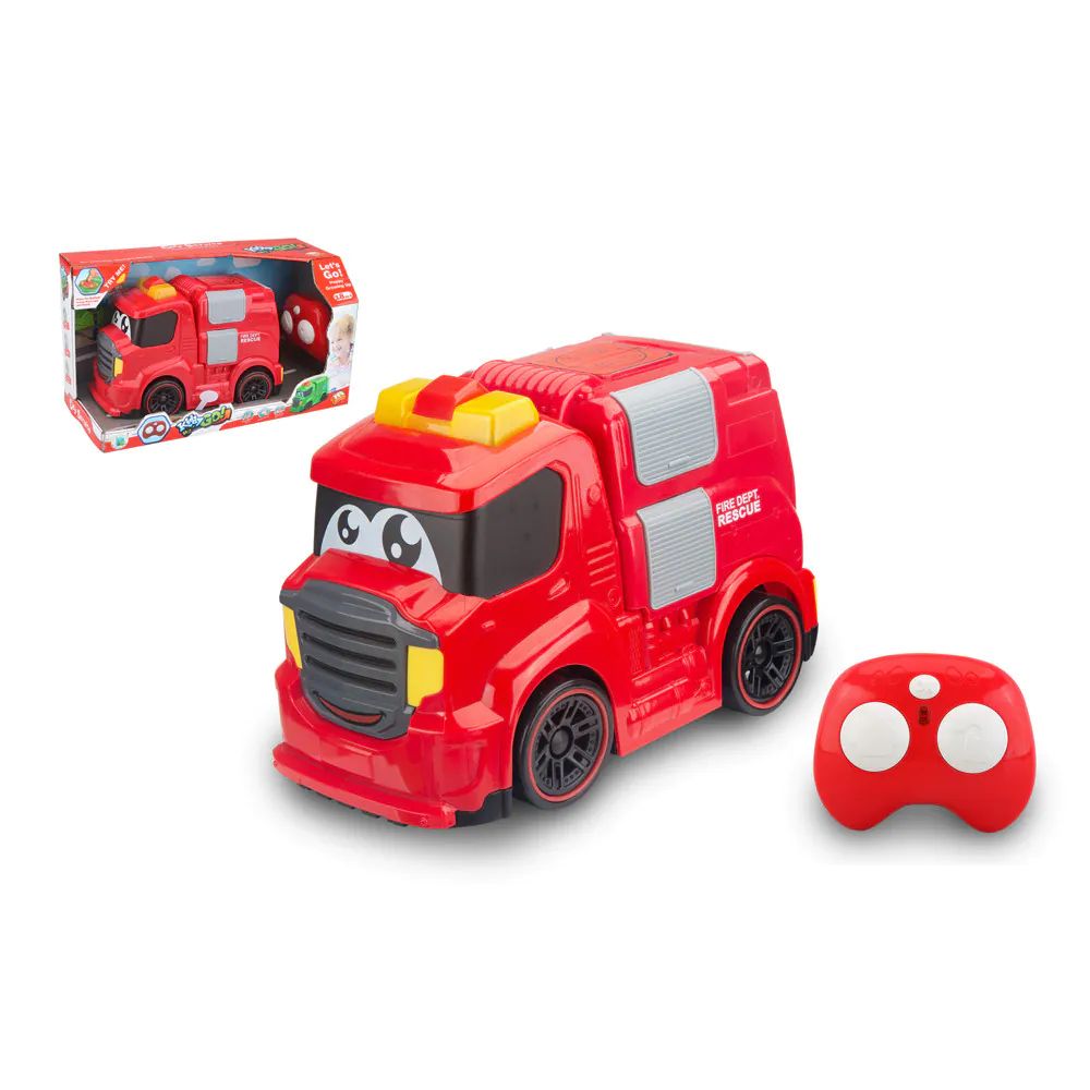 Camion de pompieri cu telecomanda, sunete si lumini Kiddy Go - poza 2