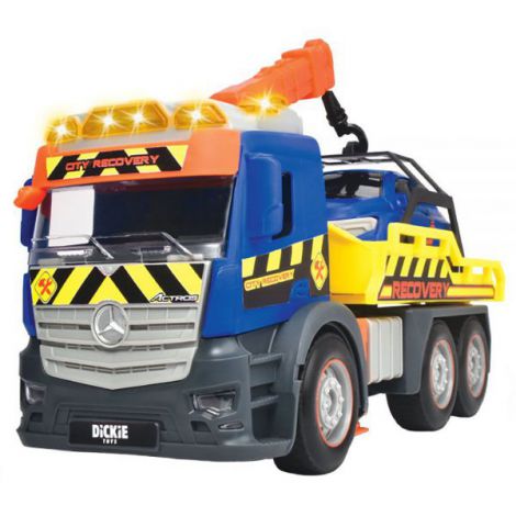 Camion de tractare Dickie Toys Mercedes Recovery cu masinuta - poza 1