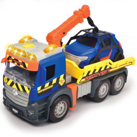 Camion de tractare Dickie Toys Mercedes Recovery cu masinuta - poza 2