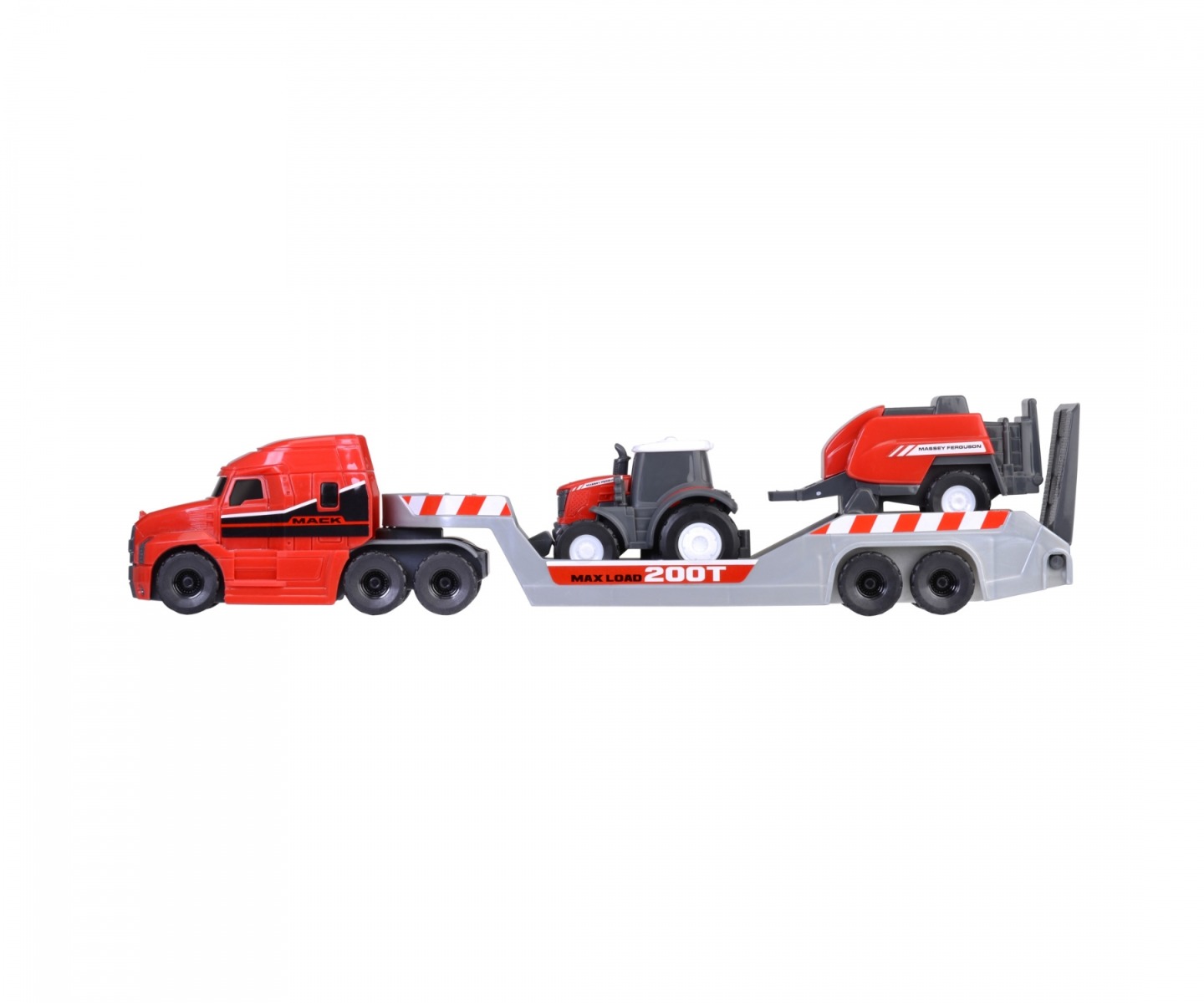 Camion Mack cu tractor si presa balotare Massey Ferguson Dickie - poza 3