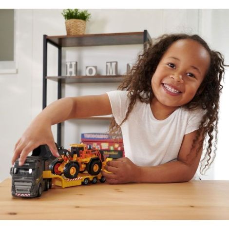 Camion Majorette Volvo cu remorca si buldozer - poza 5