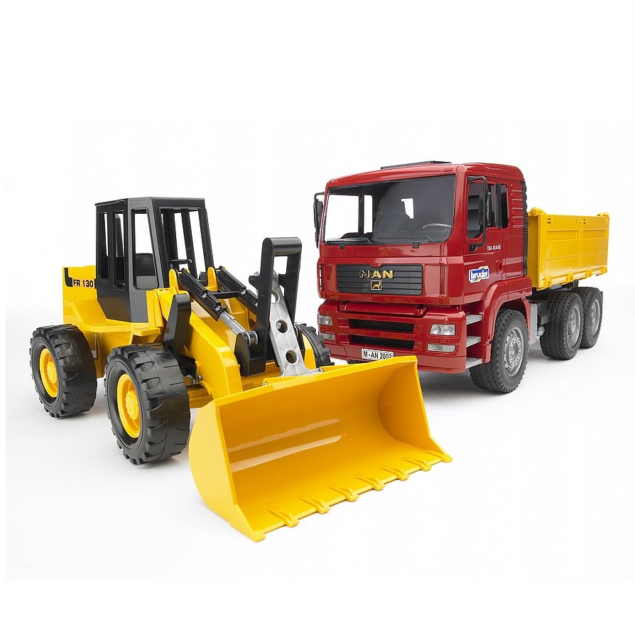 Camion Man TGA si incarcator articulat FR 130 Bruder 2752 - poza 1