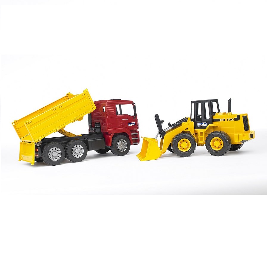 Camion Man TGA si incarcator articulat FR 130 Bruder 2752 - poza 2