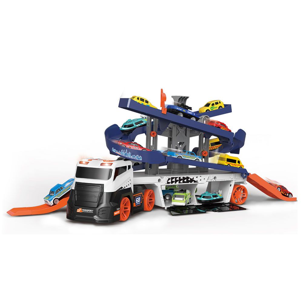 Camion transportator cu 2 masinute Super Transporter - poza 1