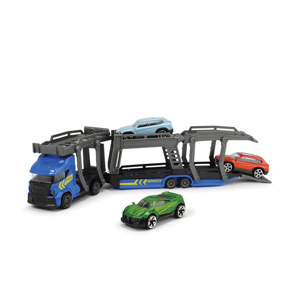 Camion transportator cu 3 masinute Dickie - poza 1