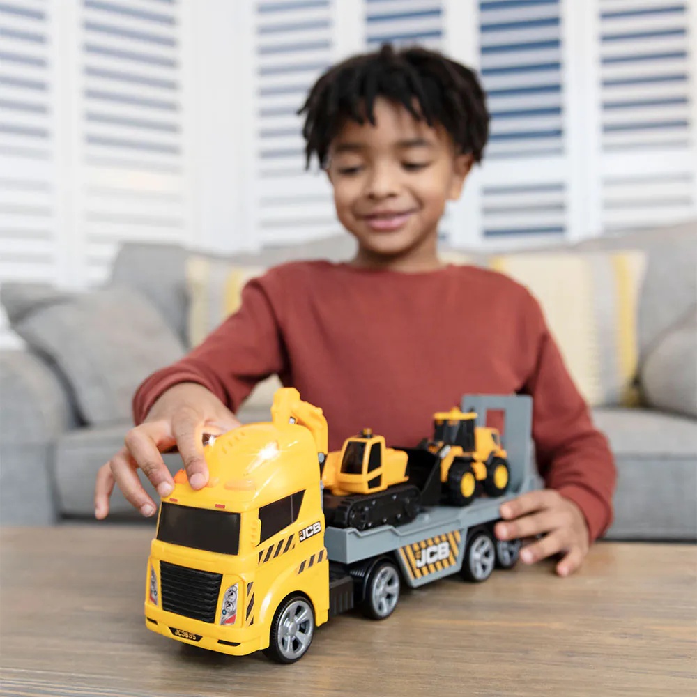 Camion transportator cu incarcator si excavator HTI Teamsterz - poza 3