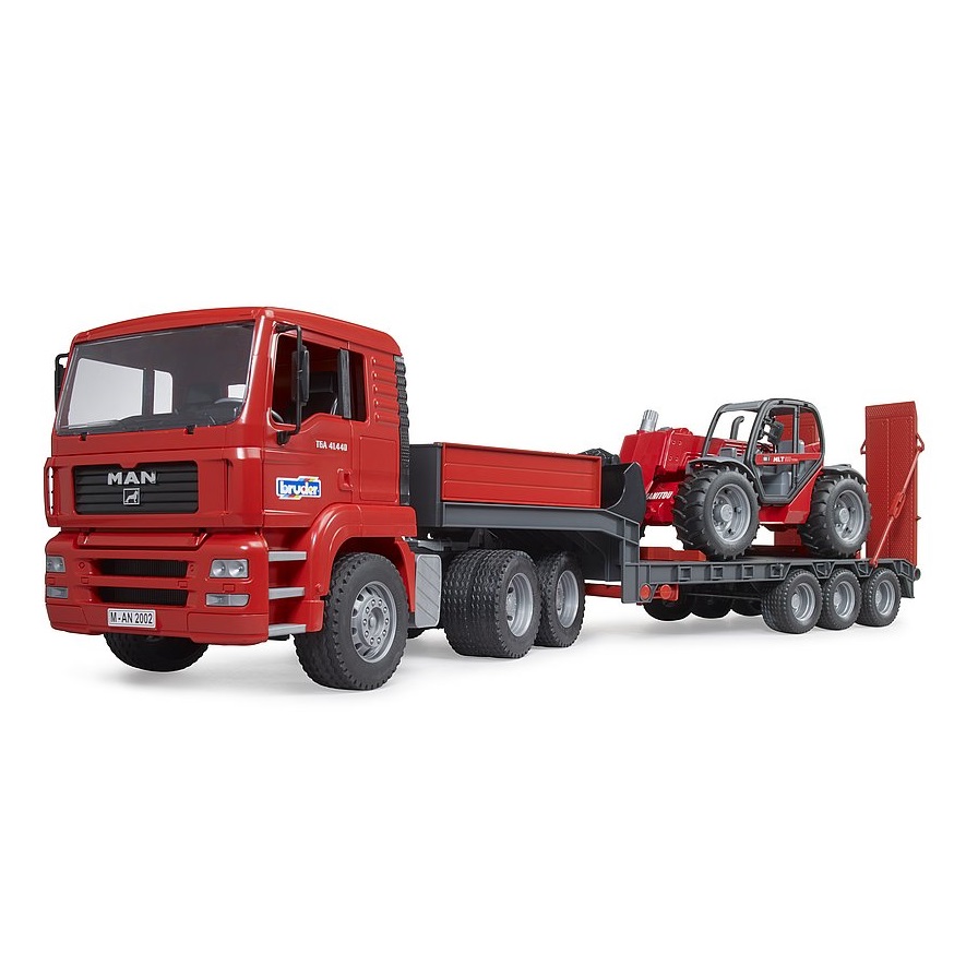 Camion transportator cu incarcator telescopic Bruder MLT 633 - poza 2