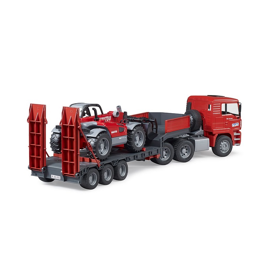 Camion transportator cu incarcator telescopic Bruder MLT 633 - poza 3