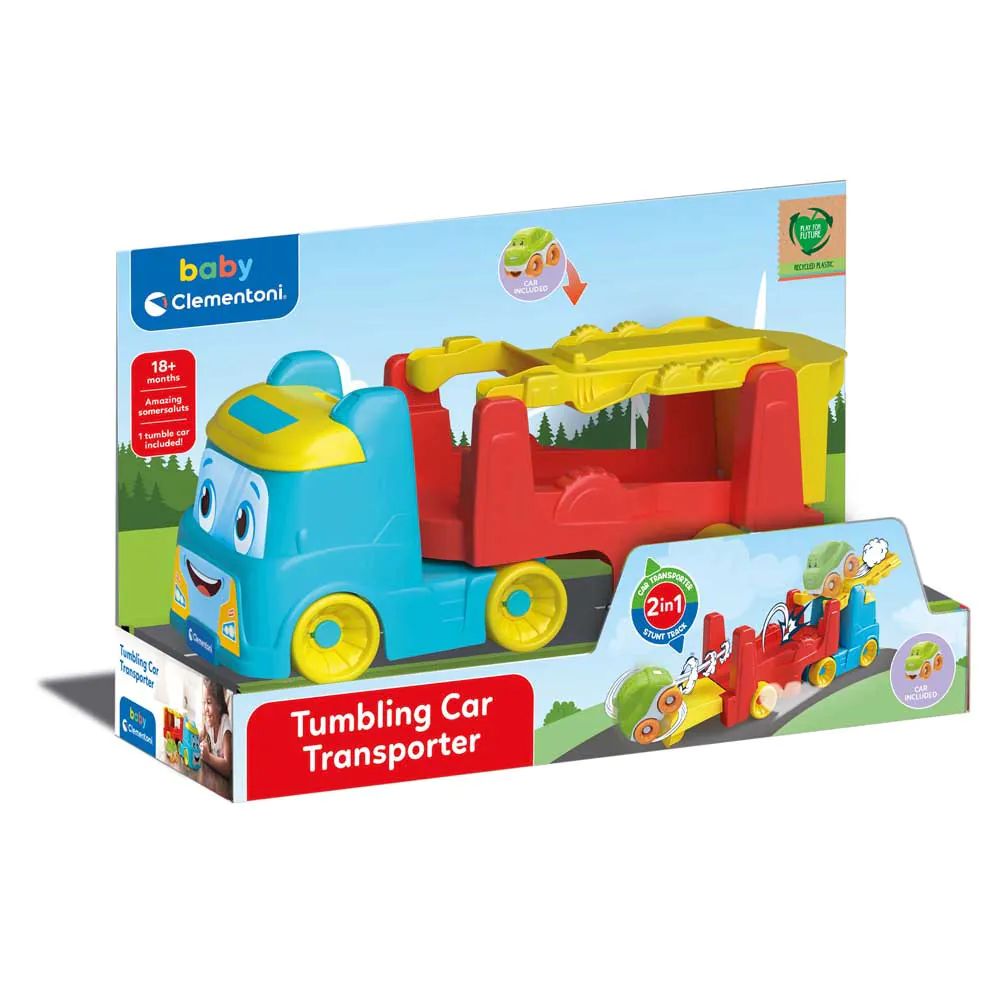 Camion transportator cu masinuta Clementoni Baby Tumbling - poza 2