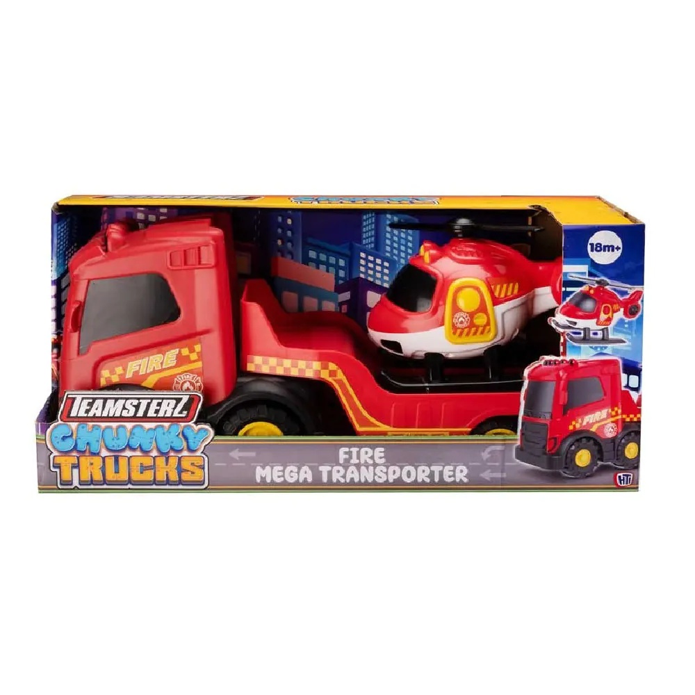 Camion transportator de pompieri cu elicopter HTI Teamsterz - poza 2