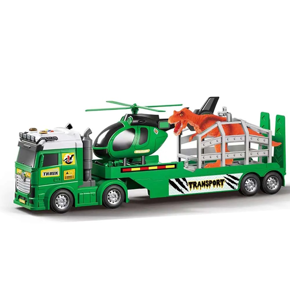 Camion transportator elicopter si dinozaur Ocie - poza 1