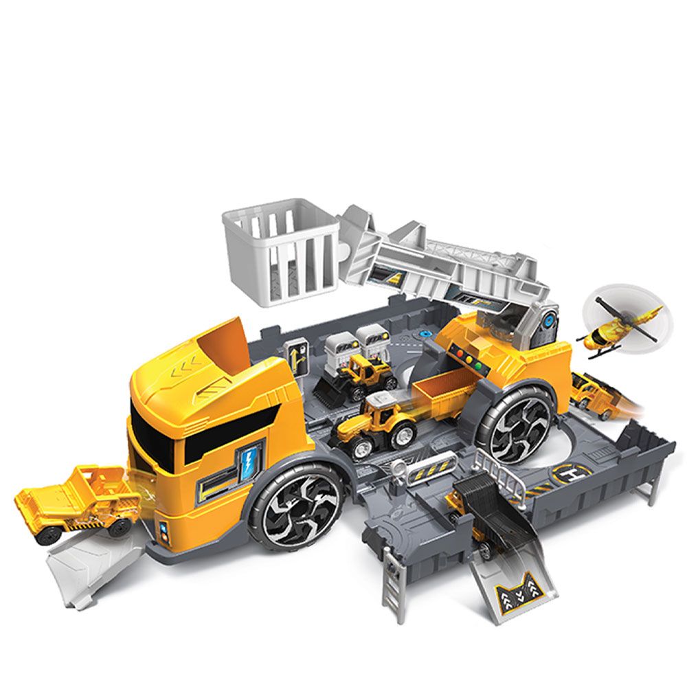 Camion transportator pentru masinute de constructii Super Storage - poza 1