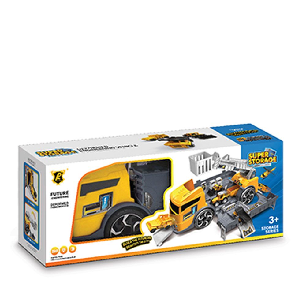 Camion transportator pentru masinute de constructii Super Storage - poza 2