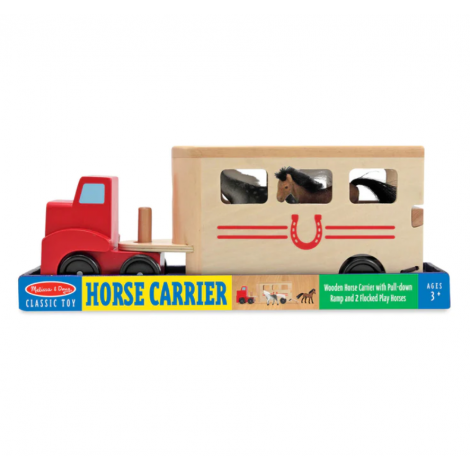 Camion Transportor de Cai cu Remorca Melissa and Doug - poza 2