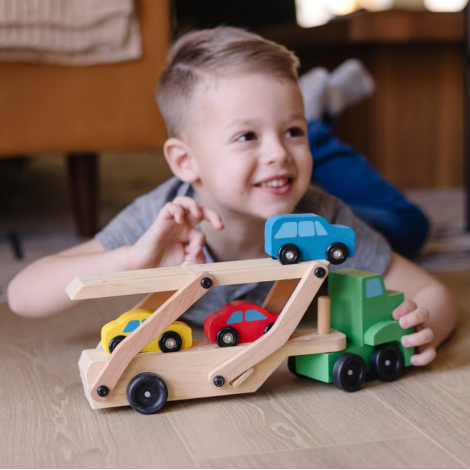 Camion Transportor de Masini Melissa and Doug - poza 2