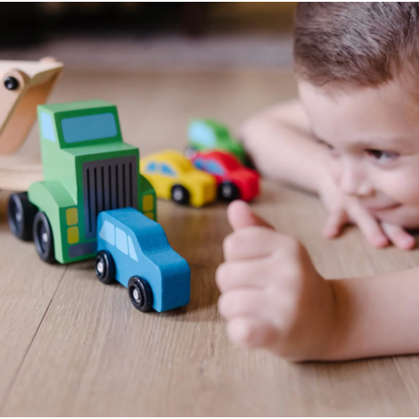 Camion Transportor de Masini Melissa and Doug - poza 3