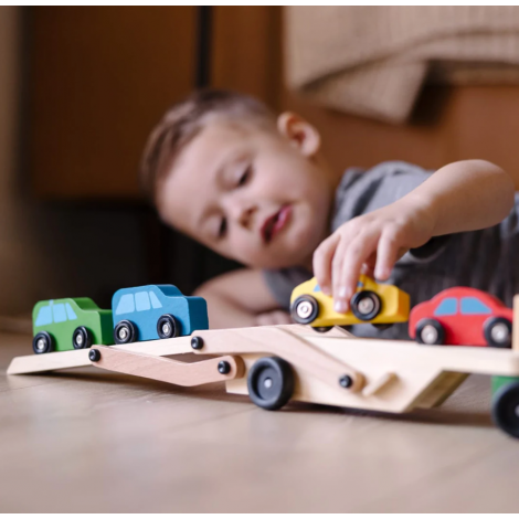 Camion Transportor de Masini Melissa and Doug - poza 4