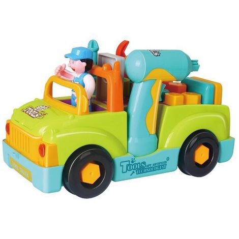 Camionul Plin Cu Scule Al Micului Mecanic Cu Lumini Si Sunete - poza 2