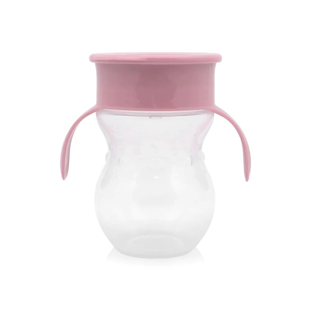 Cana antivarsare 360 cu manere Lorelli Baby Care 270 ml Roz - poza 1