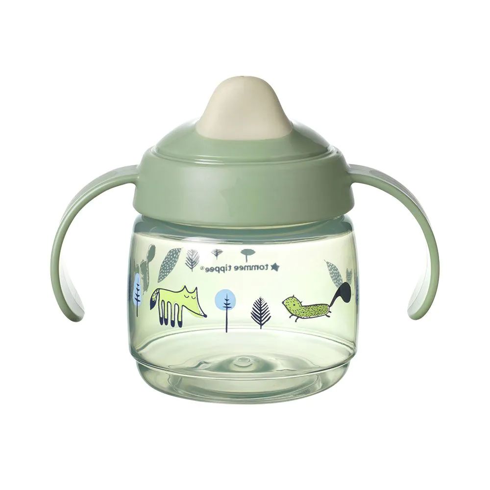 Cana antivarsare cu cioc moale Tommee Tippee Superstar 190 ml 4 luni + Green - poza 1