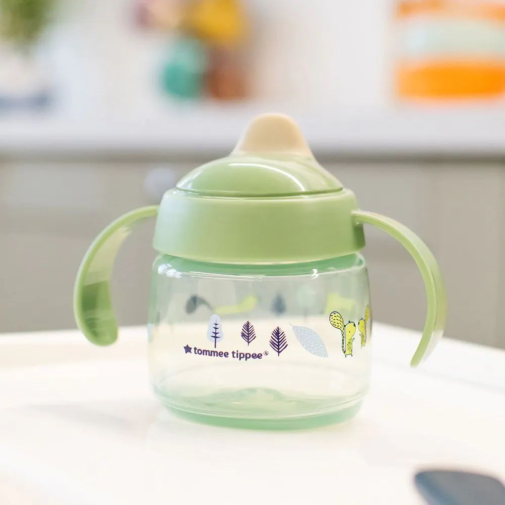 Cana antivarsare cu cioc moale Tommee Tippee Superstar 190 ml 4 luni + Green - poza 2