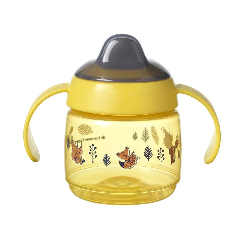 Cana antivarsare cu cioc moale Tommee Tippee Superstar 190 ml 4 luni + Yellow - poza 3