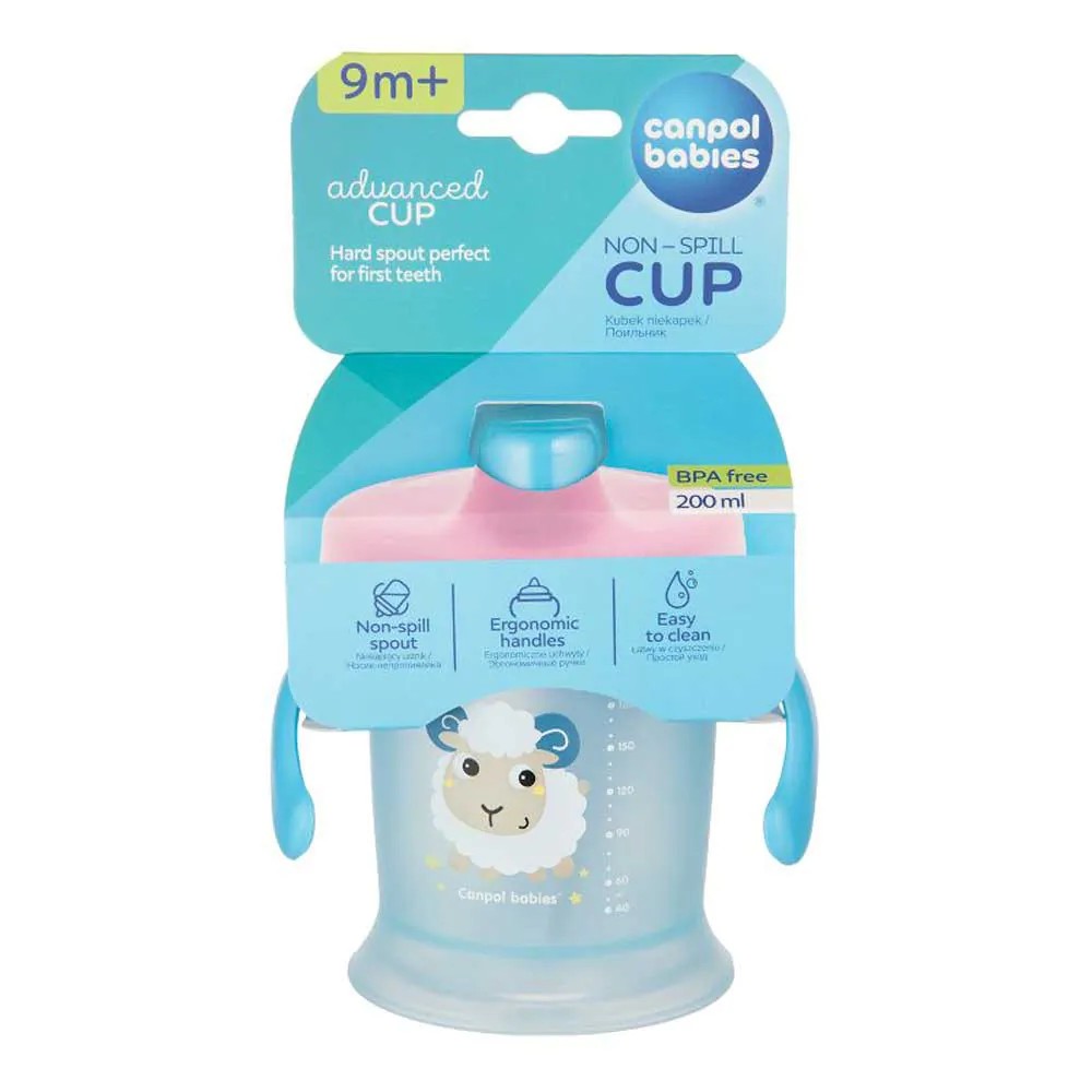 Cana antivarsare cu duza tare Canpol Advanced 200 ml 9 luni+, diverse culori - poza 3