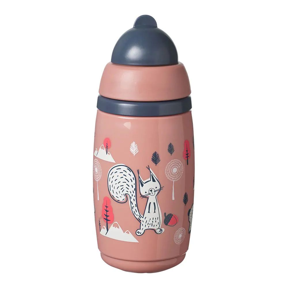 Cana antivarsare cu pai Tommee Tippee Superstar 266 ml 12 luni + Pink - poza 3