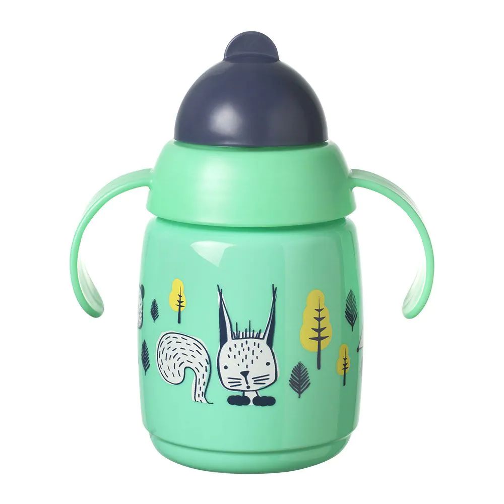 Cana antivarsare cu pai Tommee Tippee Superstar 300 ml 6 luni + Green - poza 5
