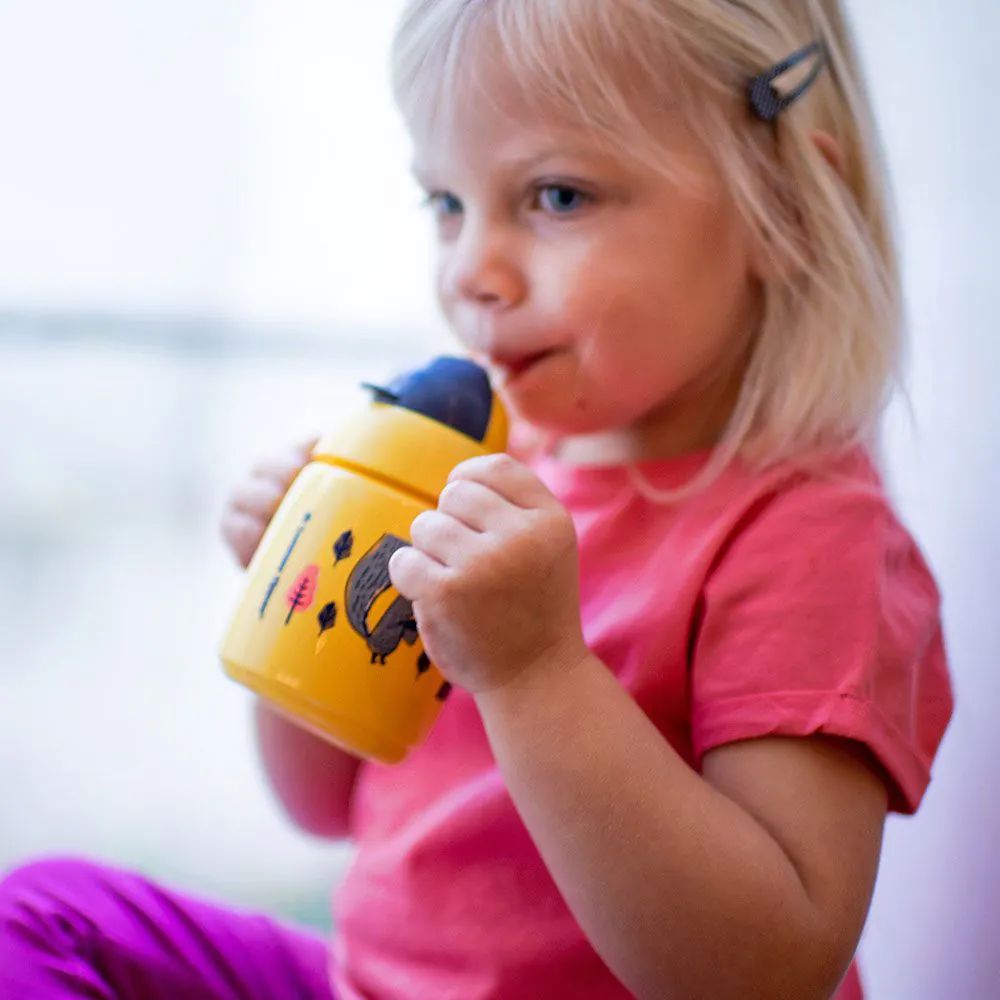 Cana antivarsare cu pai Tommee Tippee Superstar 300 ml 6 luni + Yellow - poza 3