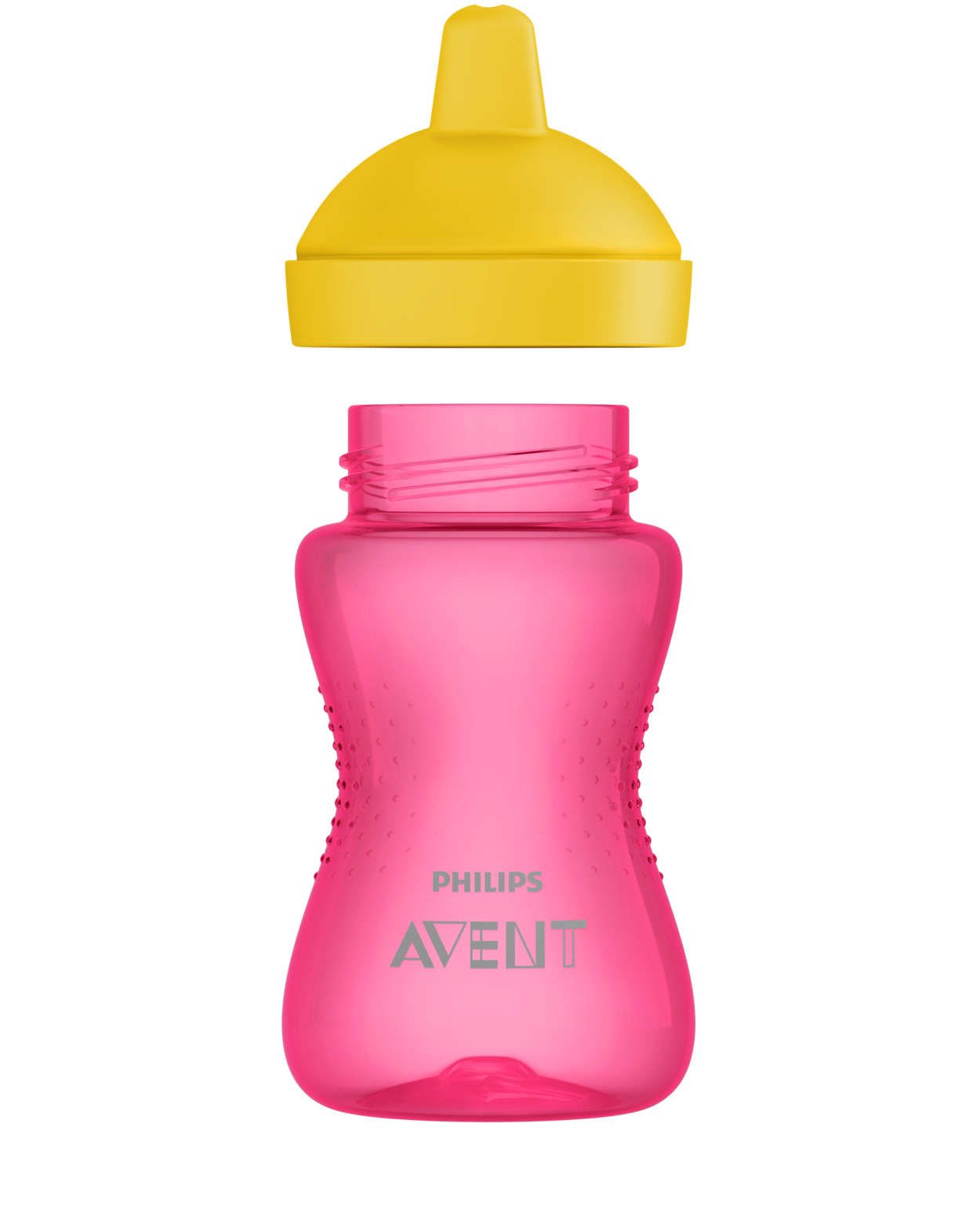 Cana cu duza moale Avent 300 ml pink - poza 2