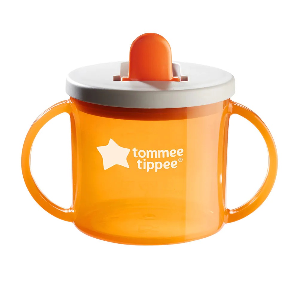 Cana cu manere antivarsare Tommee Tippee 190 ml 4 luni + Orange - poza 1