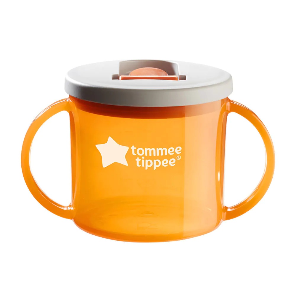 Cana cu manere antivarsare Tommee Tippee 190 ml 4 luni + Orange - poza 3