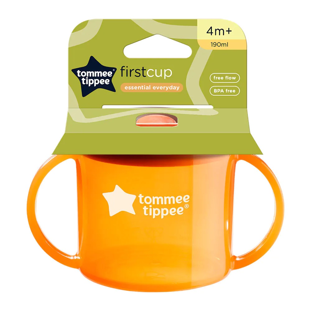 Cana cu manere antivarsare Tommee Tippee 190 ml 4 luni + Orange - poza 4