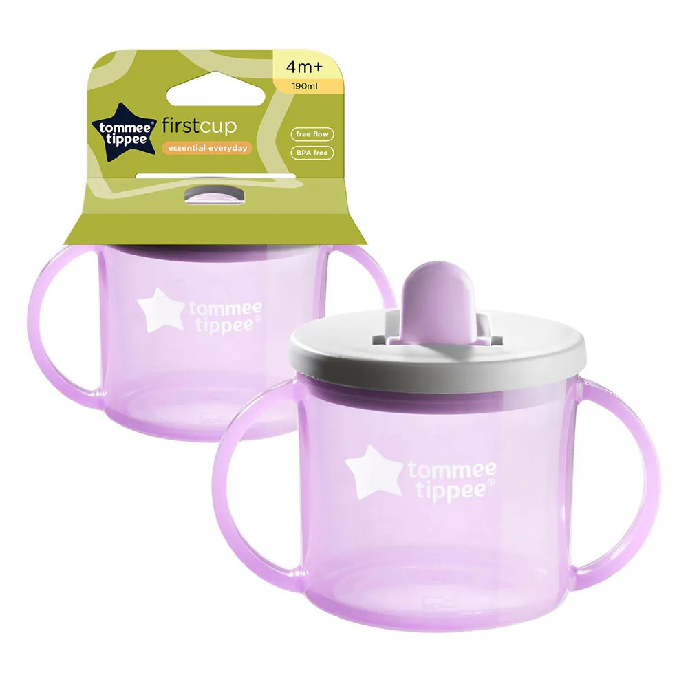 Cana cu manere antivarsare Tommee Tippee 190 ml 4 luni + Purple - poza 2