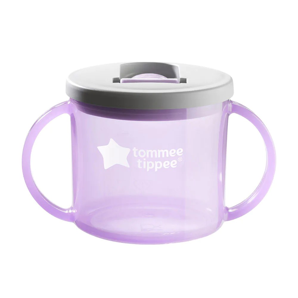 Cana cu manere antivarsare Tommee Tippee 190 ml 4 luni + Purple - poza 3