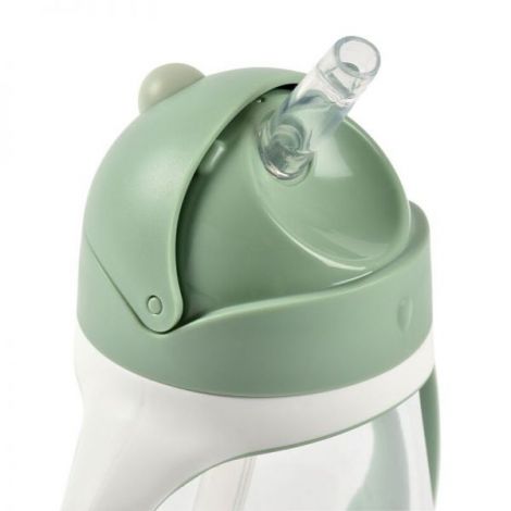 Cana cu pai din Tritan Beaba 300 ml Sage Green - poza 3