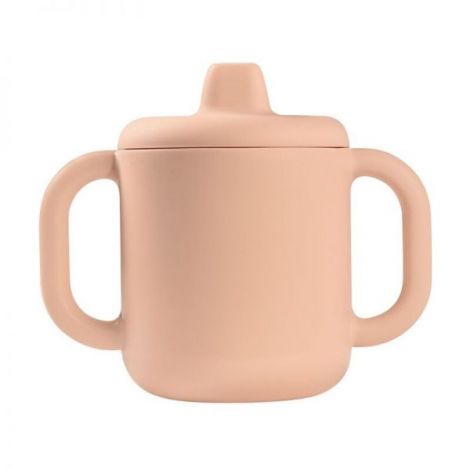 Cana de antrenament silicon Beaba Pink - poza 1