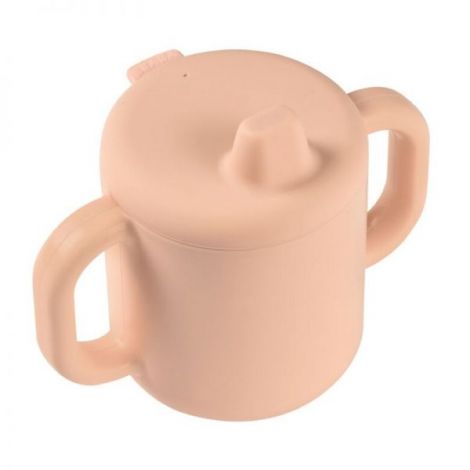 Cana de antrenament silicon Beaba Pink - poza 4