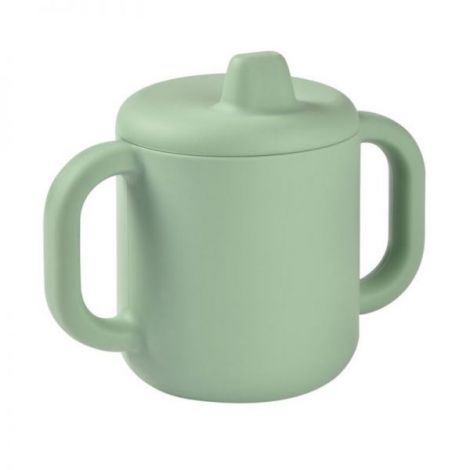 Cana de antrenament silicon Beaba Sage Green - poza 2
