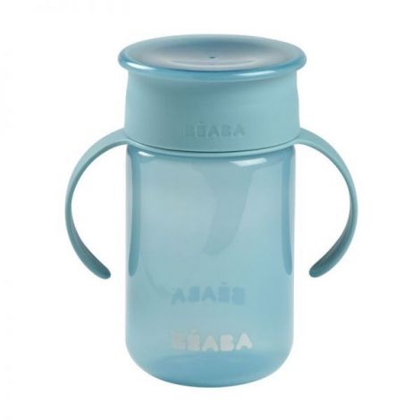 Cana de invatare Beaba 340 ml Blue - poza 1