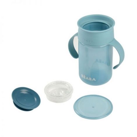 Cana de invatare Beaba 340 ml Blue - poza 2