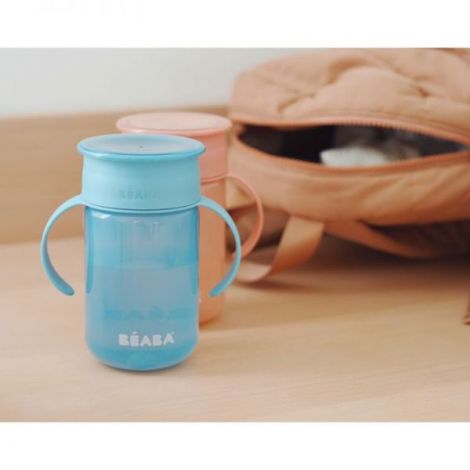 Cana de invatare Beaba 340 ml Blue - poza 4