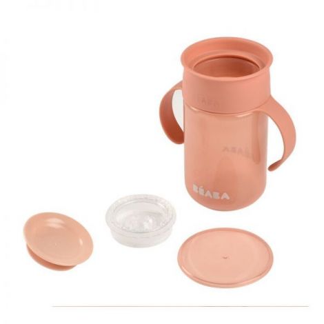 Cana de invatare Beaba 340 ml Pink - poza 2