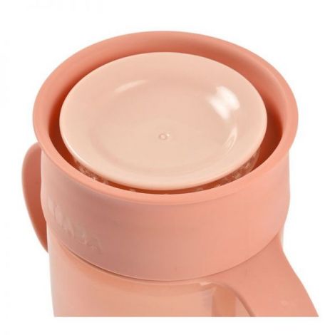 Cana de invatare Beaba 340 ml Pink - poza 3