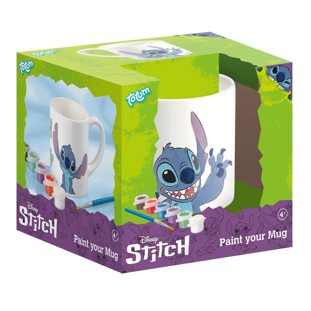 Cana de pictat si decorat Totum Disney Stitch - poza 1
