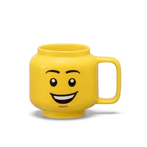 Cana mica LEGO din ceramica - Cap de baiat fericit