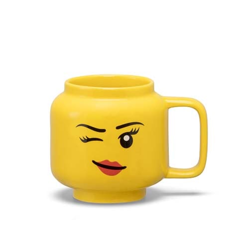 Cana mica LEGO din ceramica - Fata care face cu ochiul
