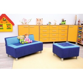 Canapea albastra Premium - poza 3